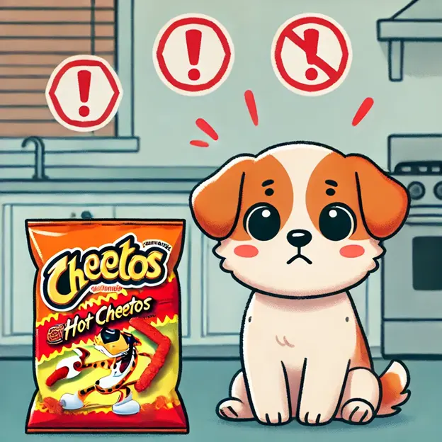 Dogs Eat Hot Cheetos